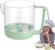 Egg Mixing Cup, Hand-Pressed Cream Beating Cup, Multifunctional Hand Push Mixer, Kitchen Gadget For Baking & Cooking