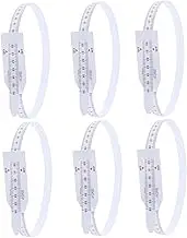 CORHAD Tape Ruler for Head Circumference Measurement 6pcs Set Plastic Non-Slip Accurate Portable Measuring Tool