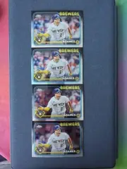 2024 Topps Chrome Willy Adames Prism, Refractor, And Two Base 126