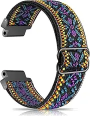 Watch Band Compatible with Garmin Forerunner 235 Adjustable Elastic band, Nylon Breathable Sports Replacement Wristbands for Forerunner 220/230/620/630/735XT/235Lite for Women Men