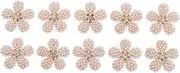 COHEALI Elegant Hairpin Charms Flower Shape Accessories Charm Kit Gem Jewelry Making Beads