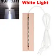 Crystal LED Lights USB Wooden Lighted Base Stand Acrylic Resin Art Light 1-10Pcs