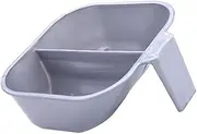 1 PC Hair Color Cream Bowl Salon Mixing Bowl Hair Dye Bowl Hair Coloring Tools Salon Hair Tint Bowl Salon Hair Color Kit Hair Coloring Container Hair Oil Salon Bowl Abs Silver