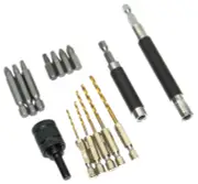 15pcs Quick Change Connect Screwdriver Bits/drill Hex Shank Magnetic Screw Guide