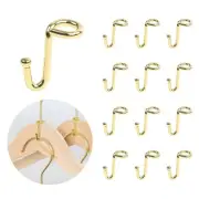 Metal Clothes Hanger 36 Pack Connector Hooks Stable Gold Metal Outfit Hangers Ex