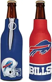 WinCraft NFL Buffalo Bills Bottle Cooler, Stubby Holder, Team Colors, One Size