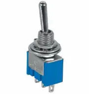 SPDT CENTER OFF MINIATURE TOGGLE SWITCH