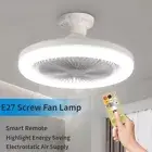 Ceiling Fan with Lights,Small Ceiling Fan with Remote,10-inchBladeless(Bulk3Set)