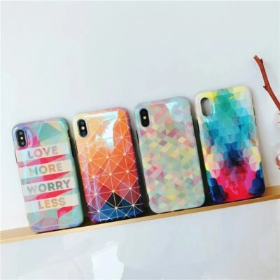 Luxury Marble Sequins Case for Apple iphone XS Max XR X/XS 7/8 & 7/8 Plus