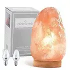 100% Authentic Natural Himalayan Salt Lamp; Hand Carved Natural Chunk Large