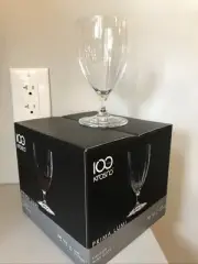 Set Of 4 Krosno Prima Lumi 6.25” Wine Goblets Glasses Poland New In Box