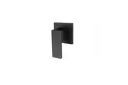 QUAZ Square shower bath mixer matt black