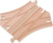 Wooden Train Set Expansion 2pcs y Track Connectors for Boys and Girls Educational Model Train Accessories