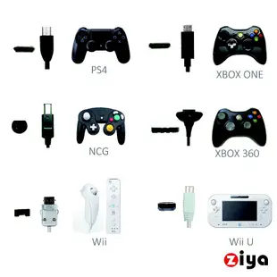 [ZIYA] NINTENDO Wii U 遙控手把/遊戲手把 充電線