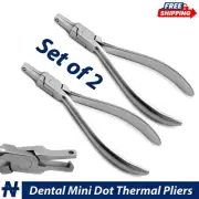 Mini Dot Dimple Plier Aligner Retainer Invisible Clear Braces Ortho Tools 2 Pcs