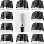 AAwipes Foam Cleaning Swab Sticks (Bulk Case1,000 pcs with 3.4mm Round Foam Pointed Tips, Black) - Cleanroom Sponge Sticks (C709C-1000)
