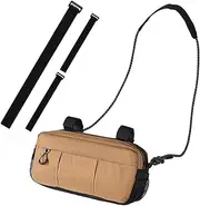 Handlebar Bag | Large Capacity Bike Handlebar Bag | Bicycles Pack Accessories for Mountain Biking and Bikepacking Commuting Urban Riding Road Fitness Training