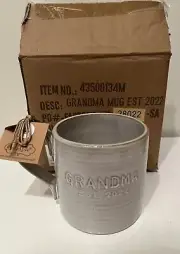 Mud Pie “Grandma” Mug Coffee Cup New With Box