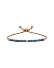 Le Vian 14K Rose Gold 1.72 ct. tw. Diamond & Ceylon Sapphire Bolo Bracelet