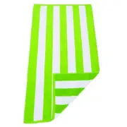 20 x Havana Lime Striped Pool Towel