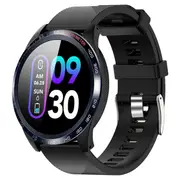 W4 1.3'' Touch Screen IP67 Waterproof Smart Watch Blood Oxygen Monitor Stopwatch Countdown Fitness Sports Bracelet BLACK COLOR