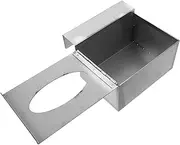 SECFOU Tissue Box Cover for Car Garage Bathroom Stainless Steel Glove Box Holder Wall-Mounted Non-Slip Glove Dispenser