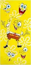 Franco Collectibles Spongebob Squarepants Super Soft Cotton Bath/Pool/Beach Towel, 60 in x 30 in, (Official) Niceklodeon Product