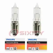 2 pc Philips Front Parking Light Bulbs for Volkswagen CrossFox 2016-2017 vl