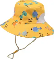 Pichcppo Kids Sun Hat,Sun Protective Toddler Bucket Hat,Baby Beach Hats,Summe...