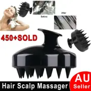 Hair Scalp Massager Shampoo Brush Remove Dandruff Promote Hair Growth Scalp AUS