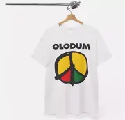 Olodum T Shirt, Retro White Unisex Graphic Tee, Unisex shirt
