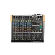 KA8 Professional 8-Channel Mixer Audio Interface with Digital USB, MP3, Bluet...
