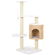 Cat Tree with Sisal Scratching Post Seagrass vidaXL