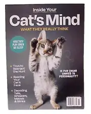 INSIDE YOUR CAT'S MIND MAGAZINE ISSUE WHAT THEY REALLY THINK MEOWS & BLINKS