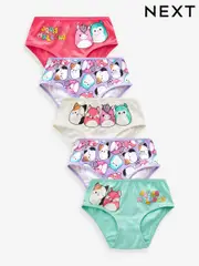 Red/Green 100% Cotton Squishmallow Briefs 5 Pack (5-14yrs) (U62231) | $24 - $31