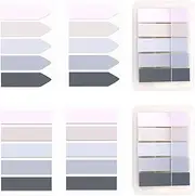 AIEX 600pcs Index Tabs Flags, Self-Adhesive Sticky Tabs Page Tabs Writable Book Markers Page Flags for Reading Index, File Folders, Book Notes - Easy to Remove (Morandi Color)