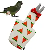 Parrot Winch with Waterproof Inner Layer, Bird Nappies for Parrots, Breathable Washable Bird Nappies, Parrot Flight Suit, Reusable Pigeon Pants for African Budgies, S