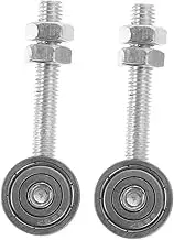 CRILSTYLEO 2pcs 2 Sliding Door Crane Wheel Trolley Sliding Door Bearing Assembly Strut and Roller Window Bearing Rollers Caster Wheels Bearing Wheel Strut Trolly Roller Rail