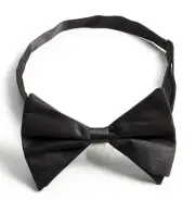 Black Formal Bow Tie Mens Boys Adult Bowtie Tuxedo Tux Pre-Tied Adjustable NEW
