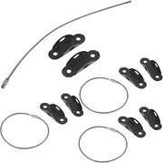 VICASKY 4 Sets Furniture Fall Preventer Dresser Furniture Anchors to Wall Furniture Safety Straps Bookshelf Wall Anchor Cabinet Anchors for Proofing Cabinet Straps Furniture Strap