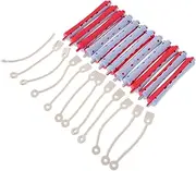 VALICLUD 12pcs Hair Styling Perm Rods Durable Cold Wave Curlers for Home Salon Use Fast Curling Flexible Hairdressing Tool for Natural Hair Long Short Styles
