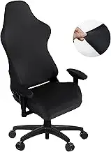 SARAFLORA Gaming Chair Covers Stretch Washable Computer Chair Slipcovers for Armchair, Swivel Chair, Gaming Chair,Computer boss Chair (Black, X-Large)