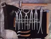 Horse Farrier Hoof Grooming Shoe Care Tools Kit (10 Pcs) with Carry Bag