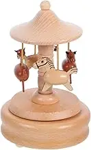 BCOATH Box Rotating Music Box Exquisite Handmade Decor for Birthdays and Special Occasions Unique Vintage Musical Jewelry Box with Enchanting Tunes Present for Adults