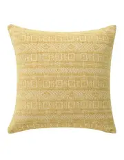 [Cadence & Co.] Antalya Chenille Cushion 45x45cm in Ochre