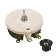 2R-1K Ohm Wirewound Ceramic Potentiometer Variable Rheostat Resistor with Knob