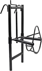 LUOFEISHUN Liftable Sheep Head Holder, Multifunctional Sheep Head Fixture, Adjustable Trimming Stand, Sheep Shearing Stand with Sheep Halter, Livestock Accessories for Farm Household