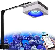 PopBloom RL90 WiFi Led Aquarium Light, Reef Aquarium Light for Saltwater Coral Reef SPS/LPS Growth Fish Tank Light (1 Lamp with Mounting Kit)