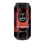 8 Wired Dynamite Black IPA 440ml Can