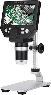 Digital Electron Microscope, G1000 Digital Electron Microscope 4.3 Inch Large Base LCD Display 10MP 1-1000X Continuous Amplification Magnifier
